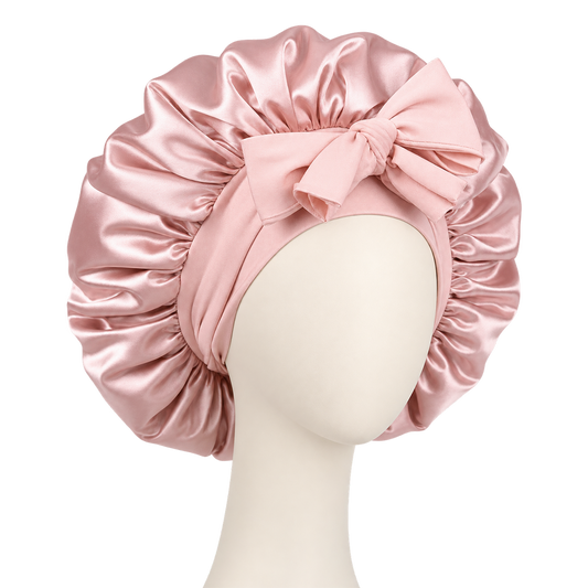 Adjustable Silk-Satin Hair Bonnet
