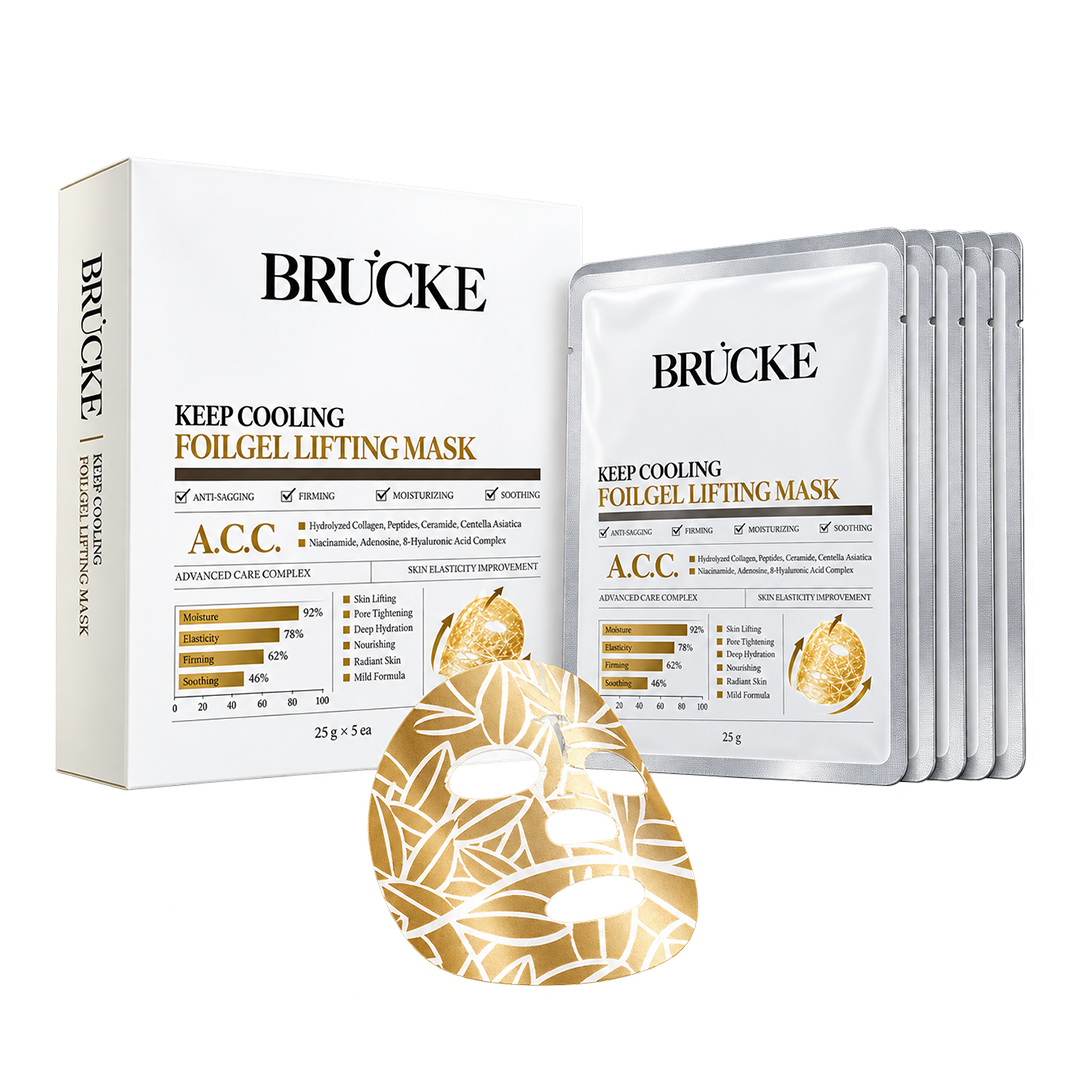 BRUCKE Keep Cooling Foilgel Lifting Mask, pack of 5