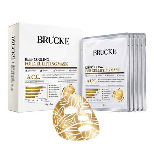 BRUCKE Keep Cooling Foilgel Lifting Mask, pack of 5