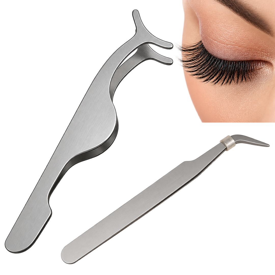 Dual-Ended Lash Applicator Tool and Tweezers – view 3