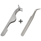 Dual-Ended Lash Applicator Tool and Tweezers