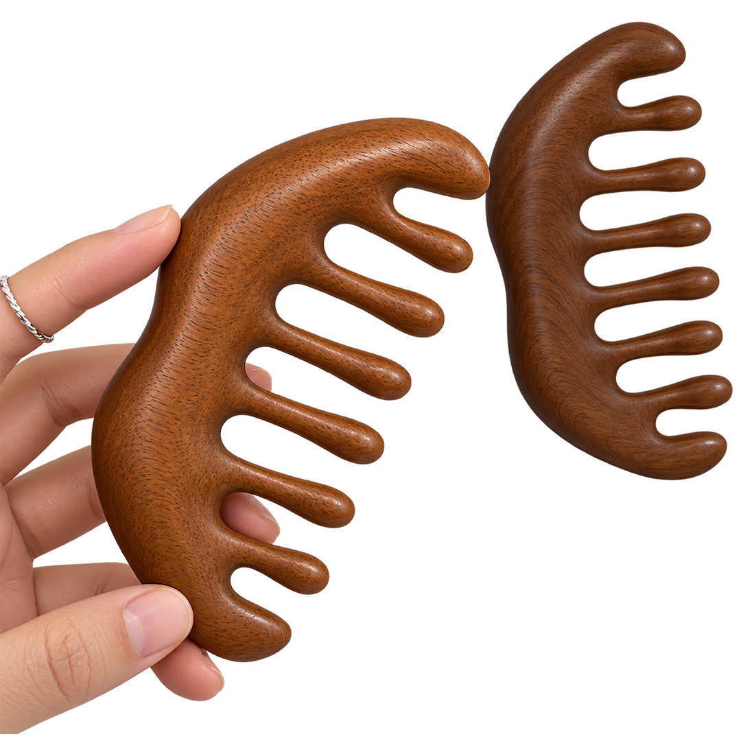 Natural Sandalwood Scalp Massager