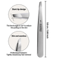 Ultra-Fine Slant Precision Tweezers – view 2
