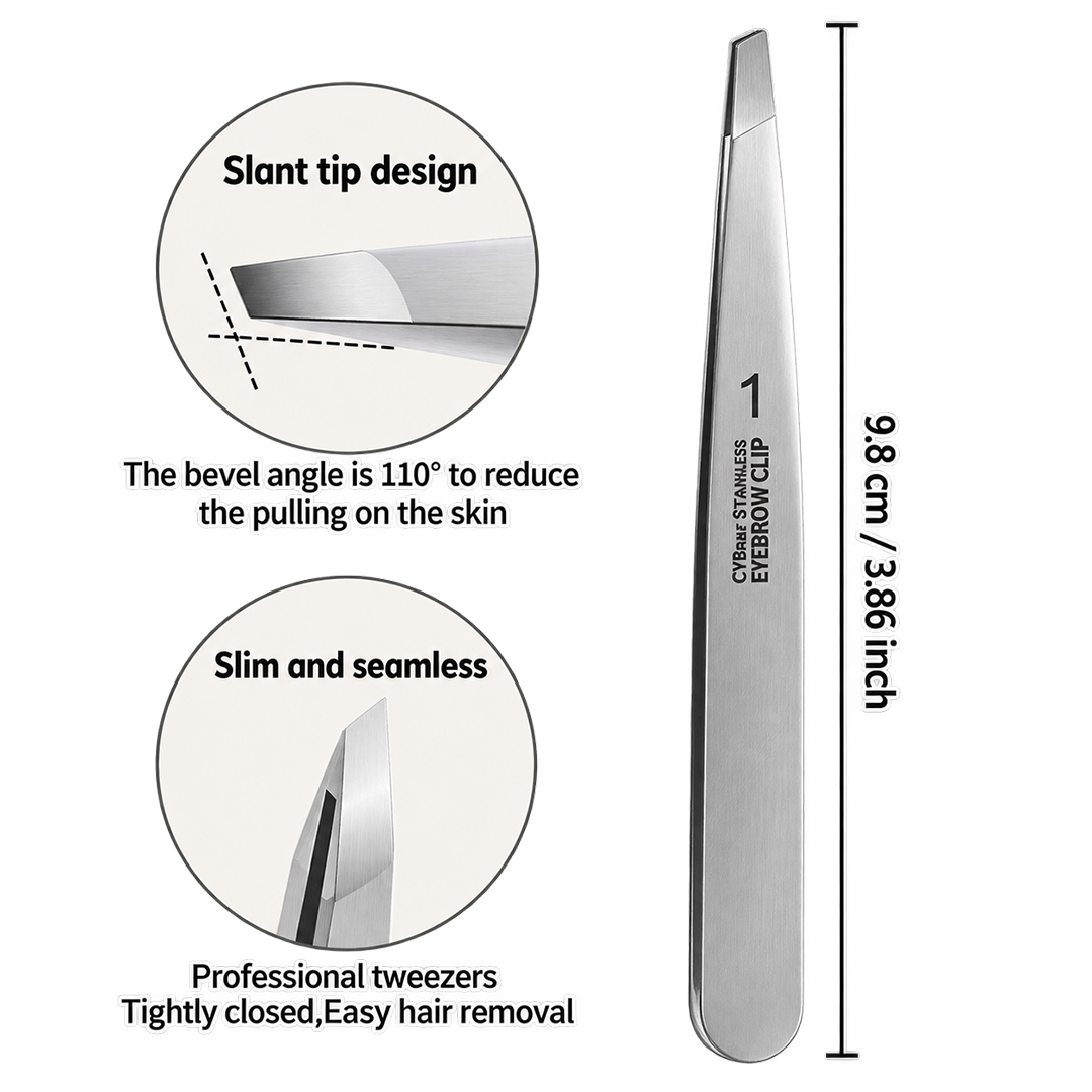 Ultra-Fine Slant Precision Tweezers – view 2